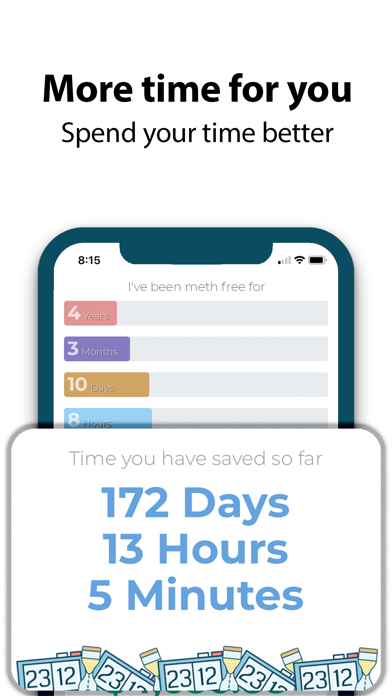 Quit Meth Addiction Calendar Screenshot