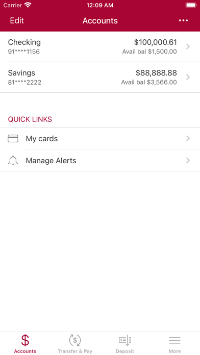 People's Mobile Banking Screenshot