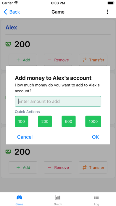 Game Money Screenshot