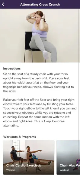Game screenshot Chair Exercises - Sit & Be Fit apk