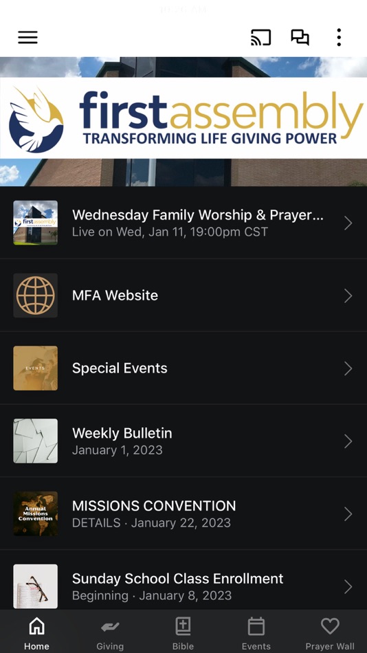 #1. McAllen First Assembly (iOS) 由: First Assembly of God (McAllen)