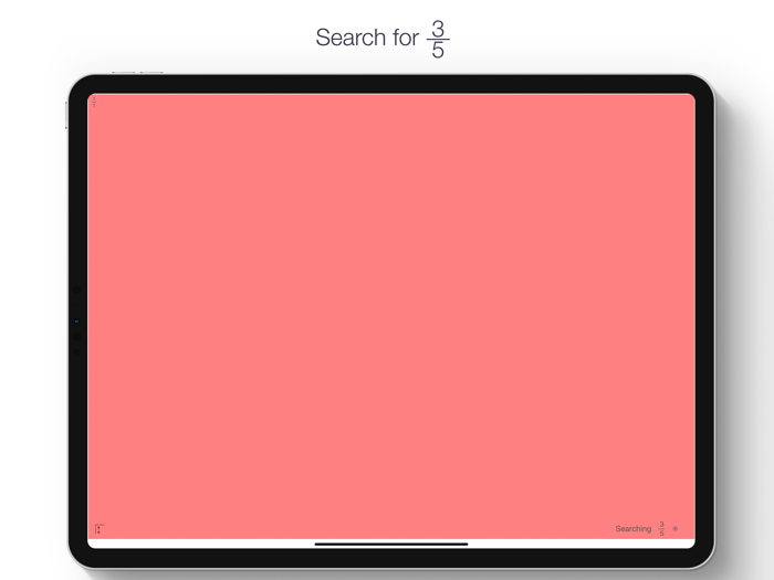 Multi-touch Fractions