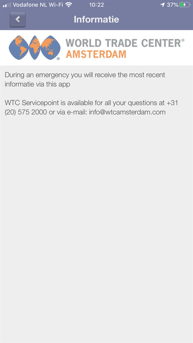 Screenshot #1 pour WTC A'dam Emergency Update