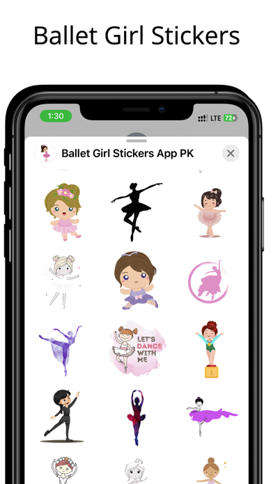 Screenshot #3 pour Cute Ballet Girl Stickers