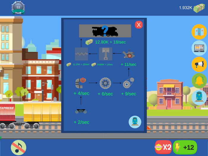 Idle Train Tycoon