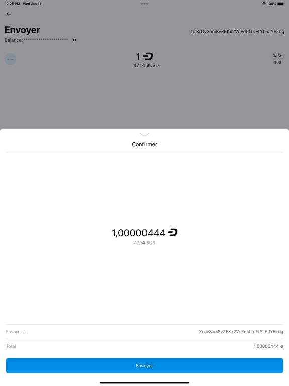 Screenshot #5 pour Dash Wallet