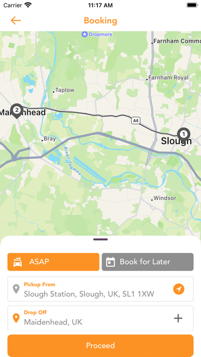 SAFE4U Ride Screenshot
