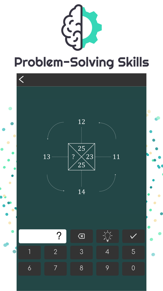 #3. Math Riddles : iq test (iOS) By: Hakan OZBEYEN