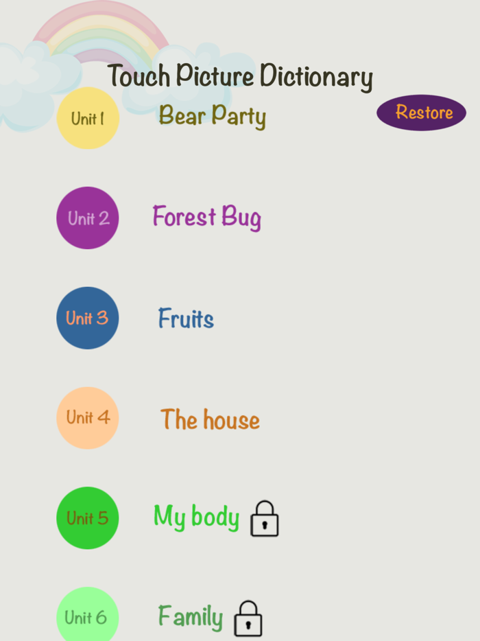 Touch Picture Dictionary