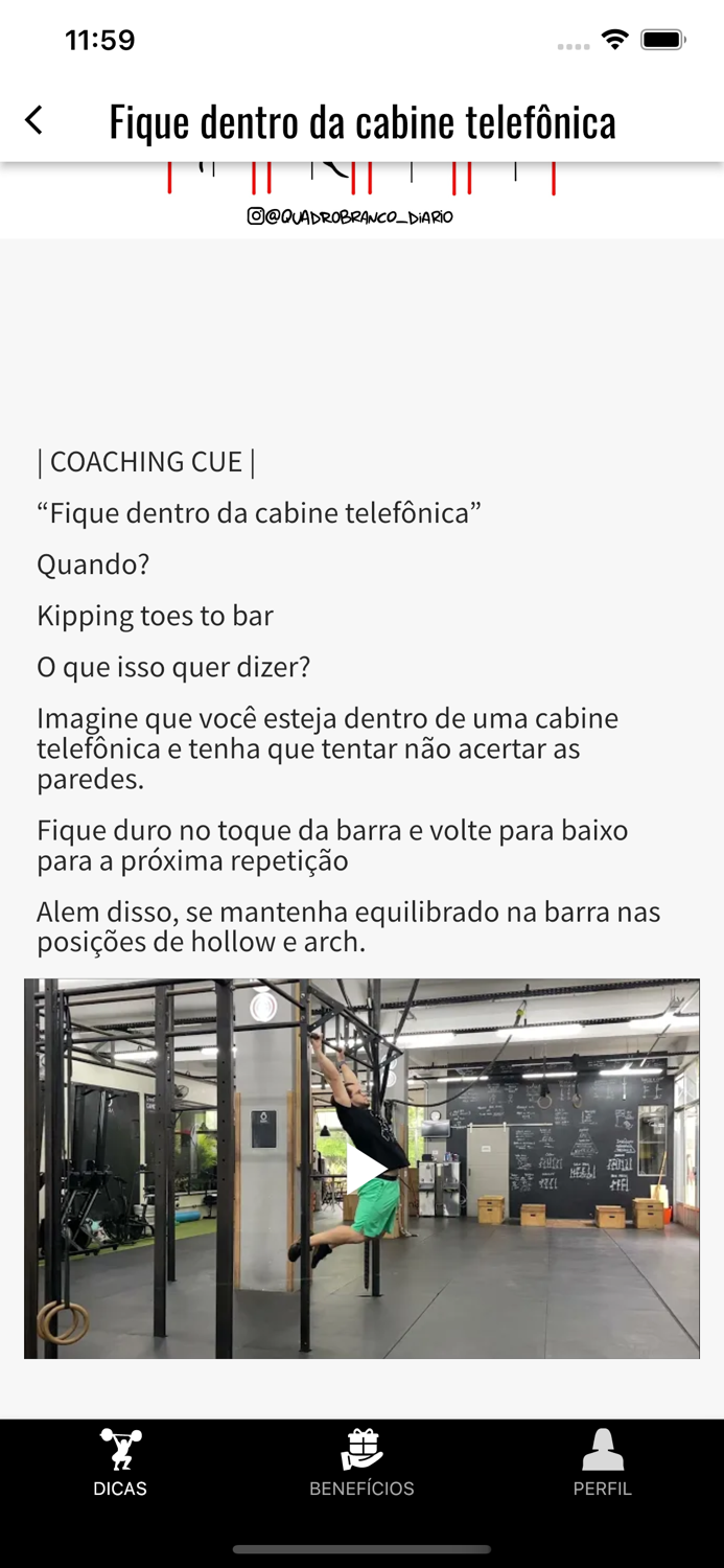 QBD - Quadro branco diario