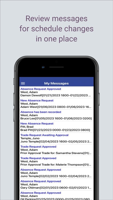 Schedule Express Mobile Screenshot
