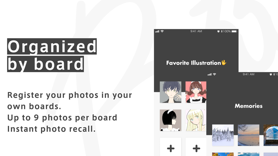 #2. B333 Picture memo board (iOS) 由: Shin Nagamura