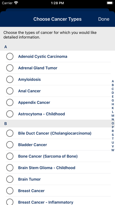 Cancer.Net Mobile Screenshot