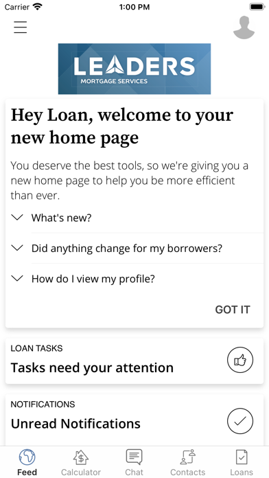 Leaders Home Loan Mobile App Screenshot