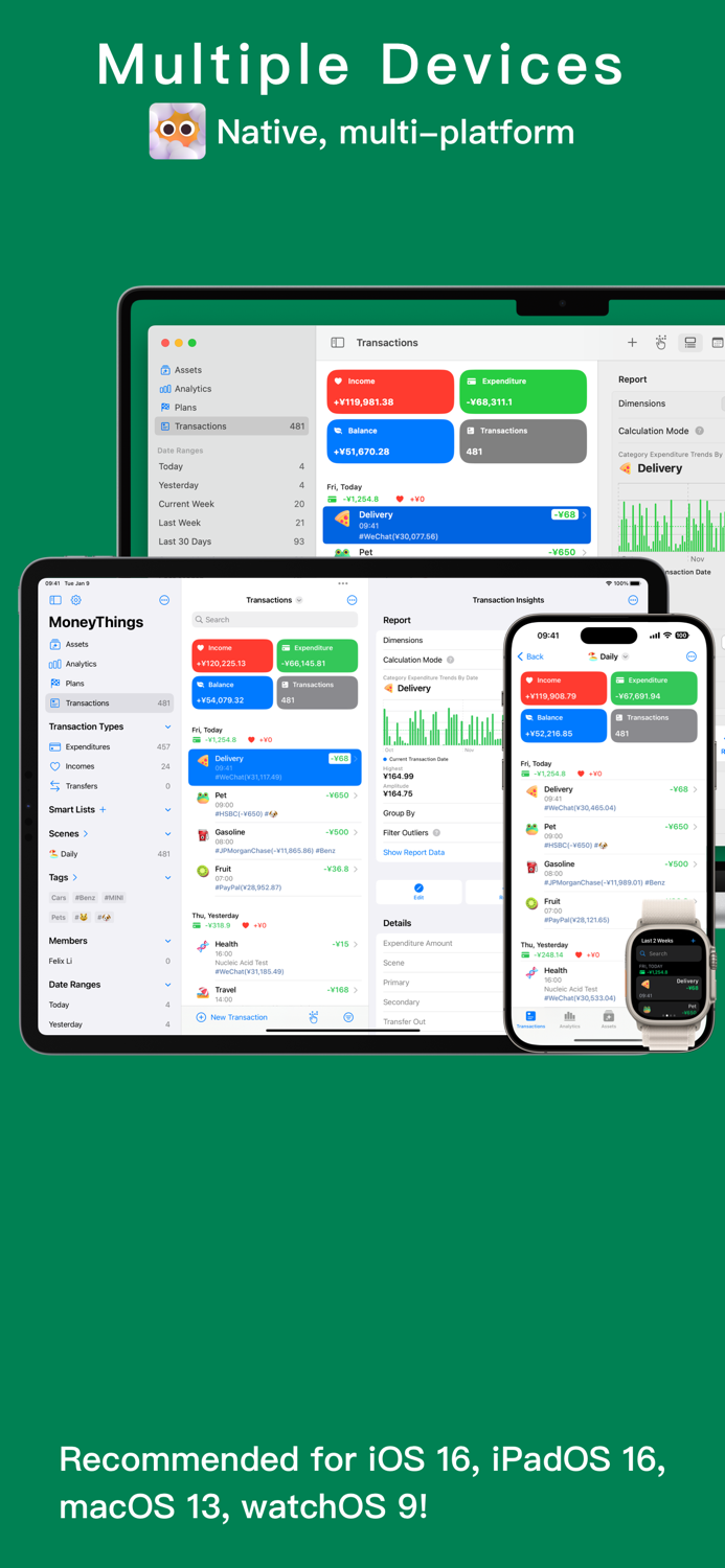 MoneyThings - Finance Tracker