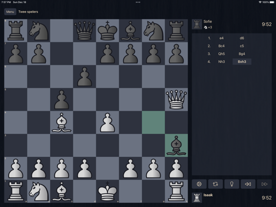 Schaken - Chess Deluxe iPad app afbeelding 2