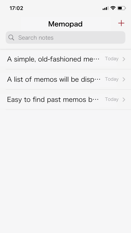 #1. Memopad - Simple&Classic Notes (iOS) 由: Yurisys LLC.