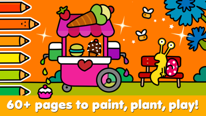 Coloring Garden Whiteboard Pad Screenshot