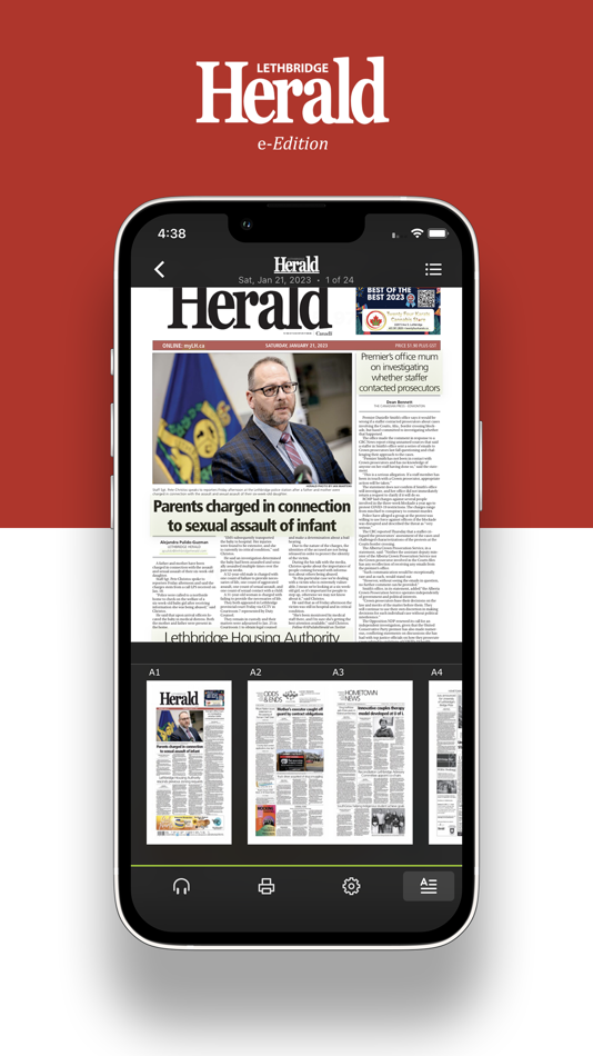 #2. Lethbridge Herald e-Edition (iOS) بواسطة: PressReader Inc