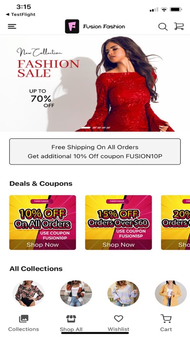 Fusion - Women's Clothing Screenshot