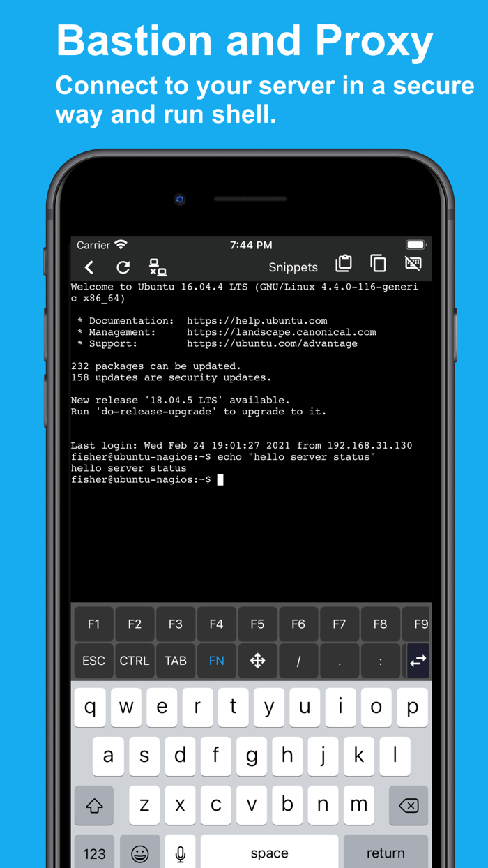 ServerDog Pro Status SSH