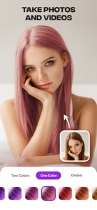Nail Polish Hair Color Cam screenshot #6 for iPhone