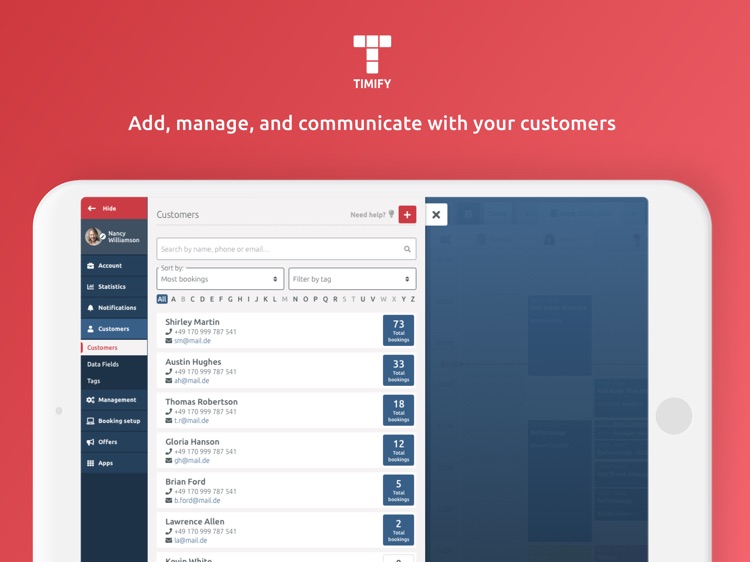 TIMIFY tablet screenshot-4