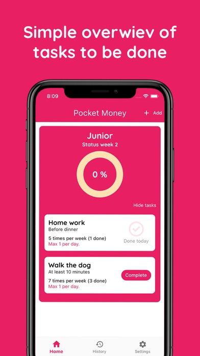 Pocket Money - my allowance Screenshot