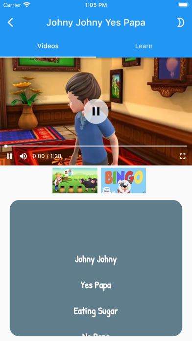 Johny Johny Yes Papa for kidsのおすすめ画像1