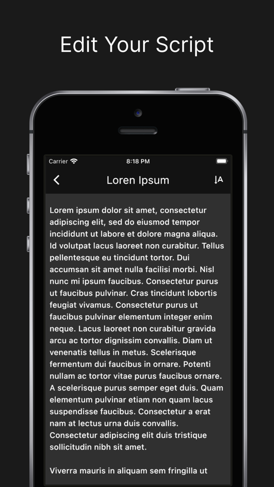 #6. Markdown Teleprompter (iOS) بواسطة: Xiuxuan Wang