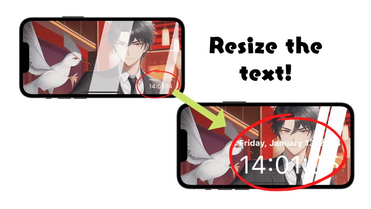 Anime Clock. Kawaii girl gif screenshot-4