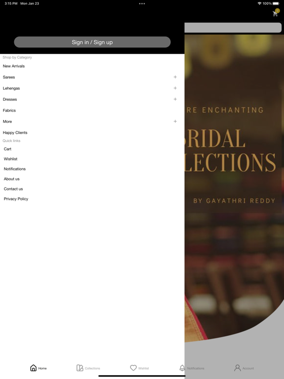 Screenshot #5 pour Gayathri Reddy - Sarees