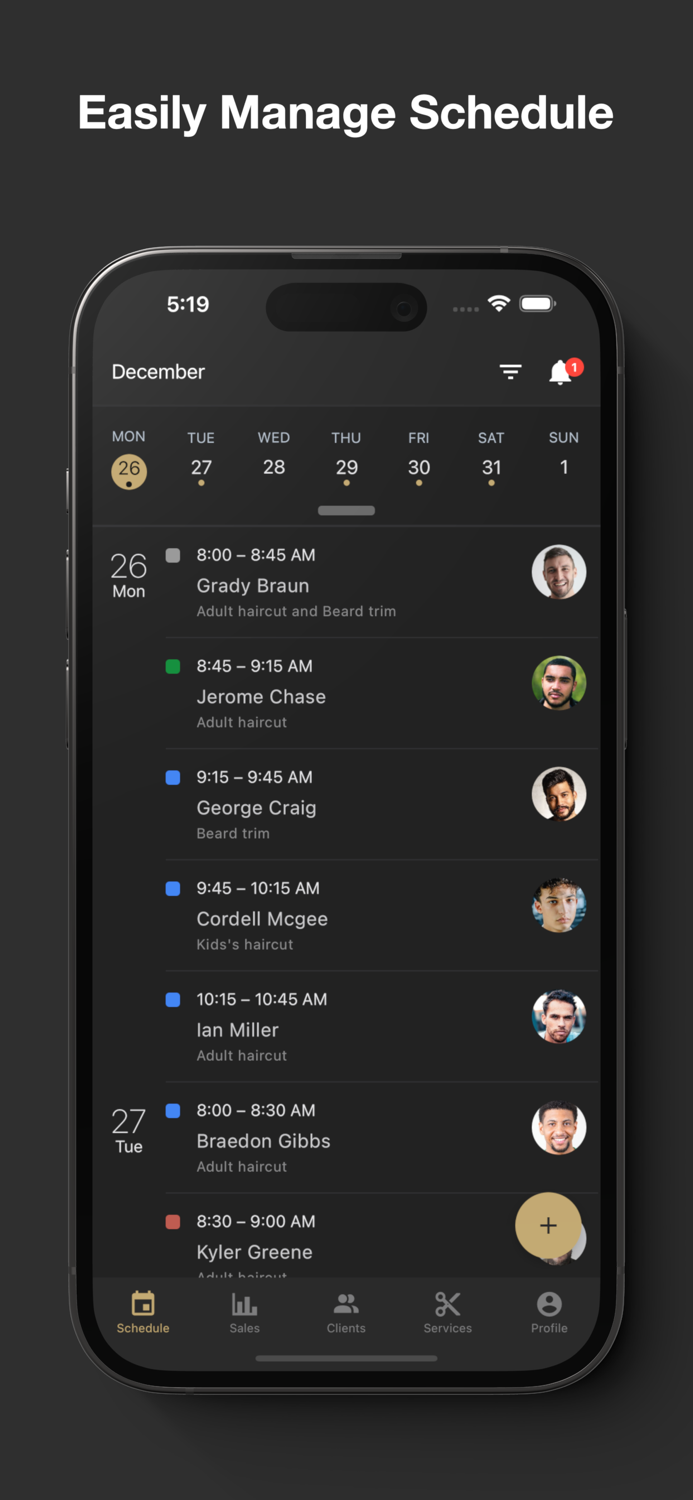Fade Barber Booking App