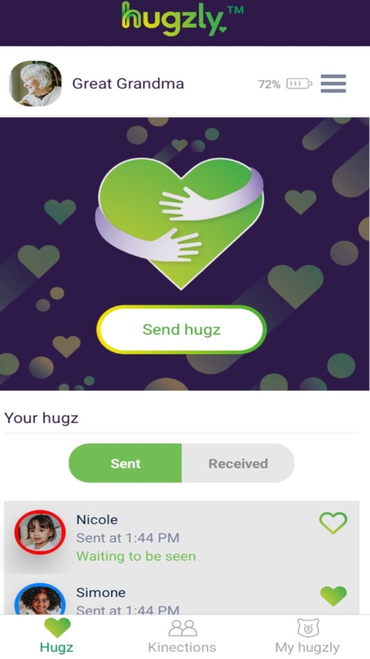 #6. hugzly™ (iOS) 由: Our Vita Technology LTD