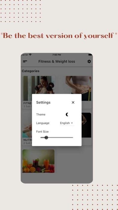 Fitness & Weight Loss Screenshot