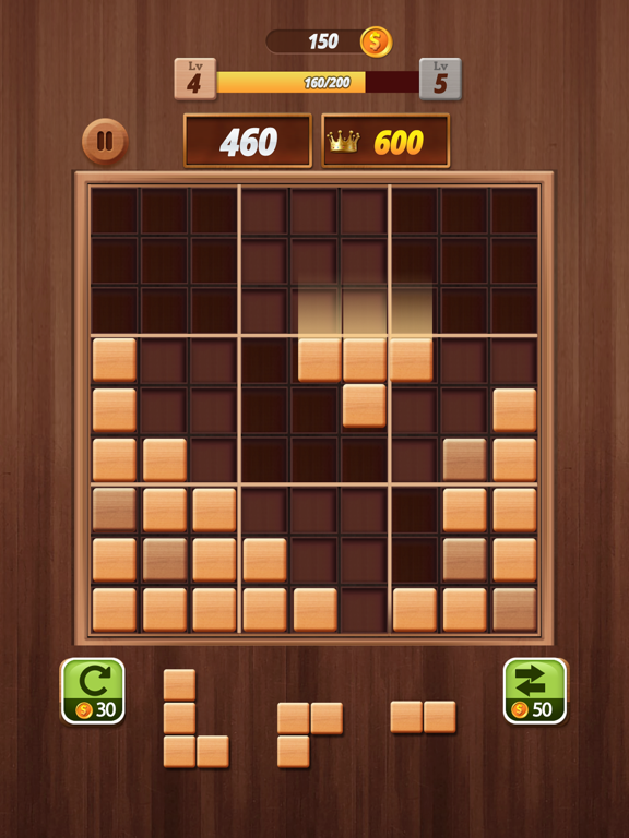 Screenshot #5 pour Block Puzzle - Wood Blast