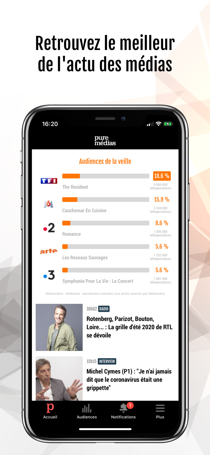 Puremédias  infos TV and médias