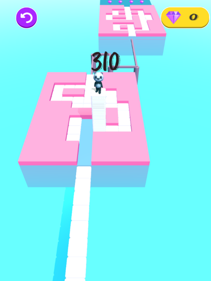 Stacky Dash 2 Maze Puzzle