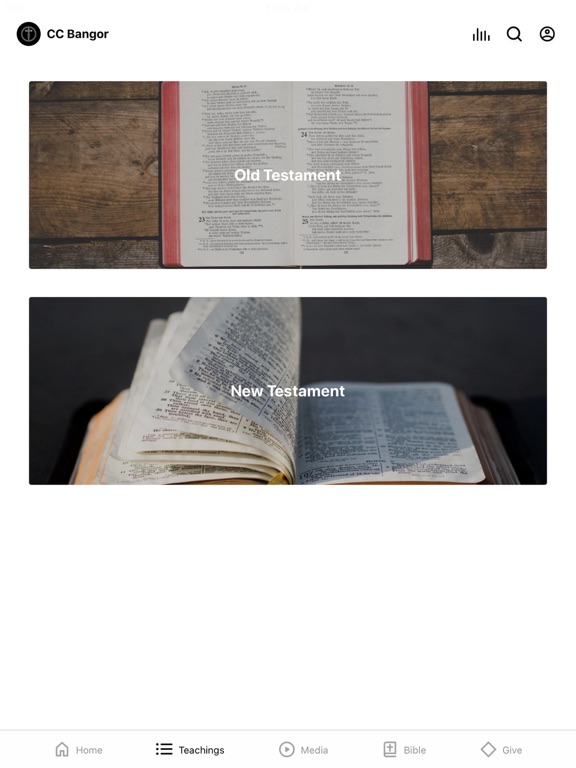 Calvary Chapel of Bangor iPad screenshot 2 - Education app
