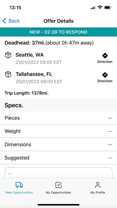 Everest Drivers App Screenshot