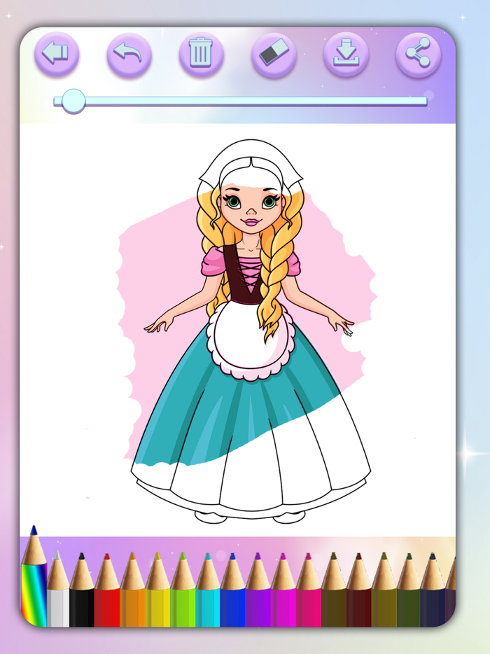 Fairy Princess Coloring Pages