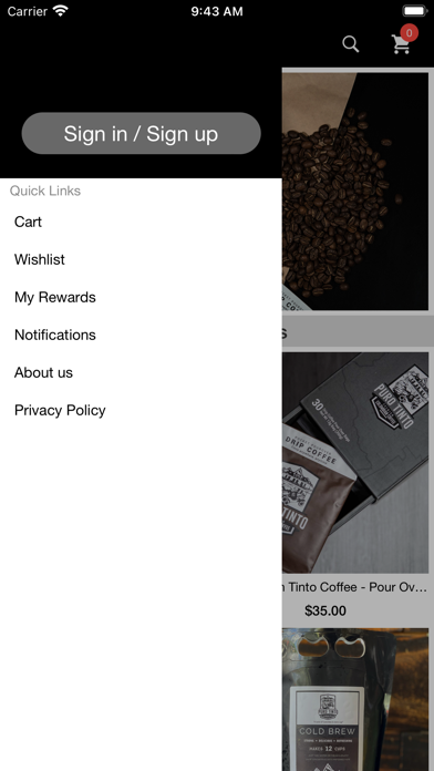 Puro Tinto Coffee Screenshot 2 - AppWisp.com Puro Tinto Coffee Screenshot 2 - AppWisp.com
