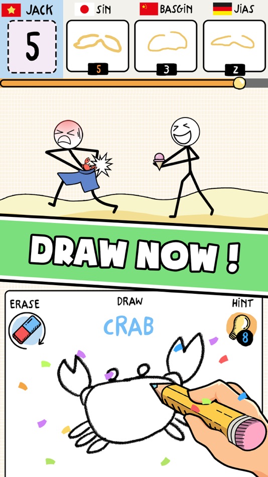 #9. Draw puzzle: sketch it (iOS) By: Mai Chan