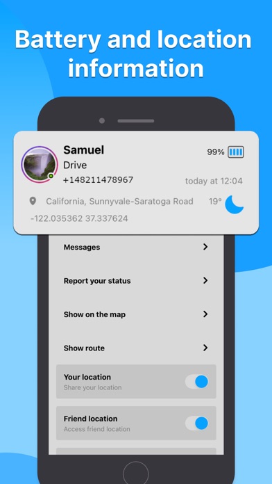 Movizor GPS locator & tracker Screenshot