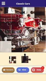 classic cars puzzle iphone screenshot 2