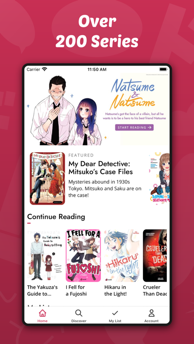 Screenshot #1 pour Azuki: Your Digital Manga Cafe