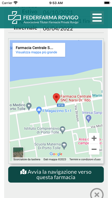 Federfarma Rovigo Turni Screenshot
