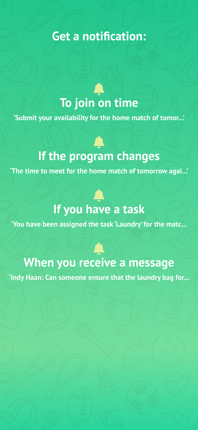 Teamy for sports teams