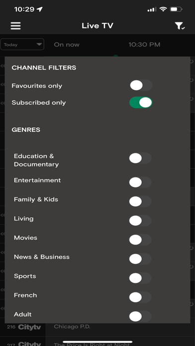 Northwestel TV Plus Screenshot