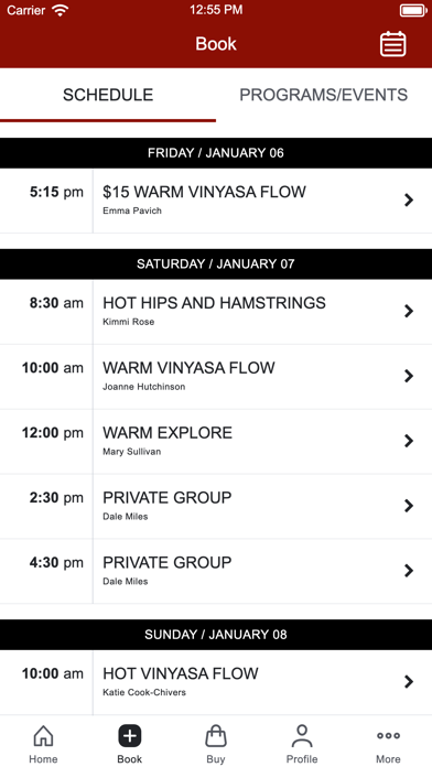 SOUL HOT YOGA Screenshot
